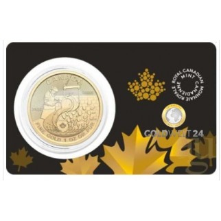 1 Unze Gold Kanada Klondike Goldrausch 2024