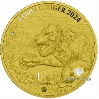 1 Unze Gold South Korea Tiger 2022